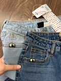  SHORT JEAN NGỐ MLB NỮ 