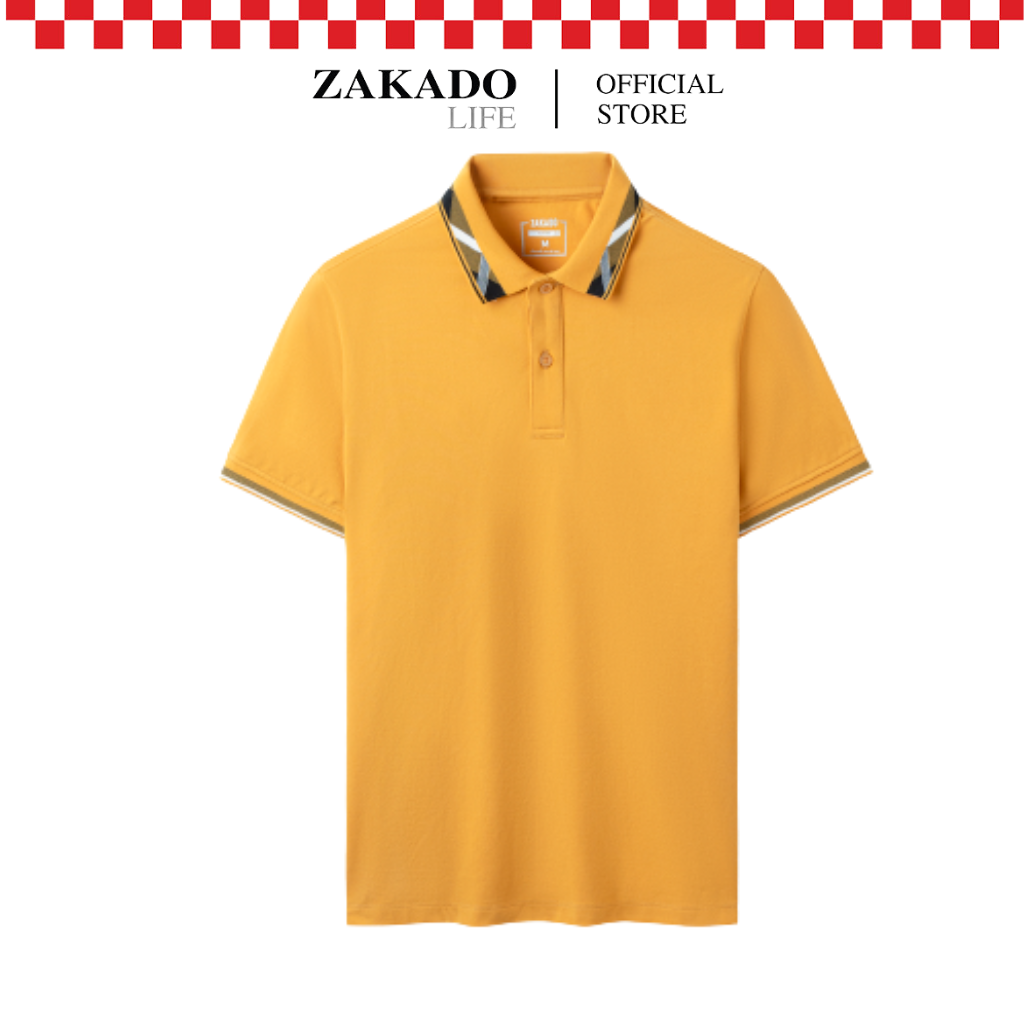 Áo Polo Nam Zakado Chất Liệu Cotton, Mềm Mại - Thoáng Mát, Co Giãn Tốt ZAP22