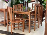 Bàn ăn mặt gỗ Yugana và ghế ăn