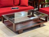 Bàn trà kính 130 kiểu Catina