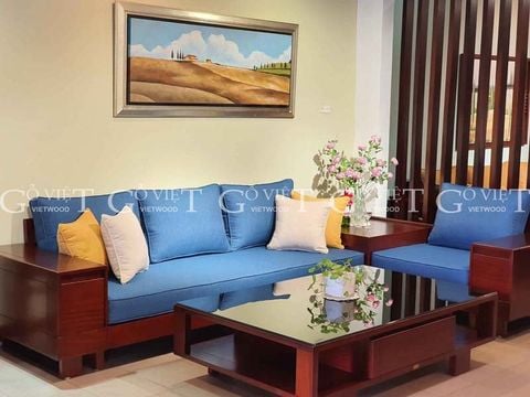 Bộ sofa góc Deluxe.Av và bàn trà