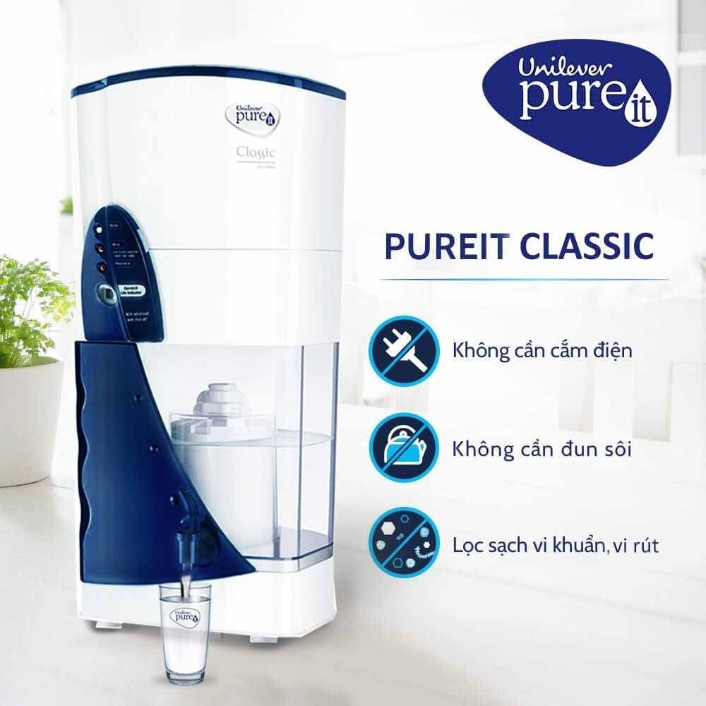 Máy lọc nước Pureit Classic không dùng điện