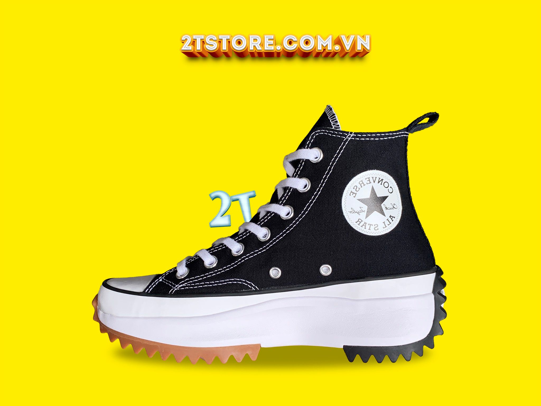 2TStore - Giày Converse Chính Hãng Run Star Hike Đen Cổ Cao