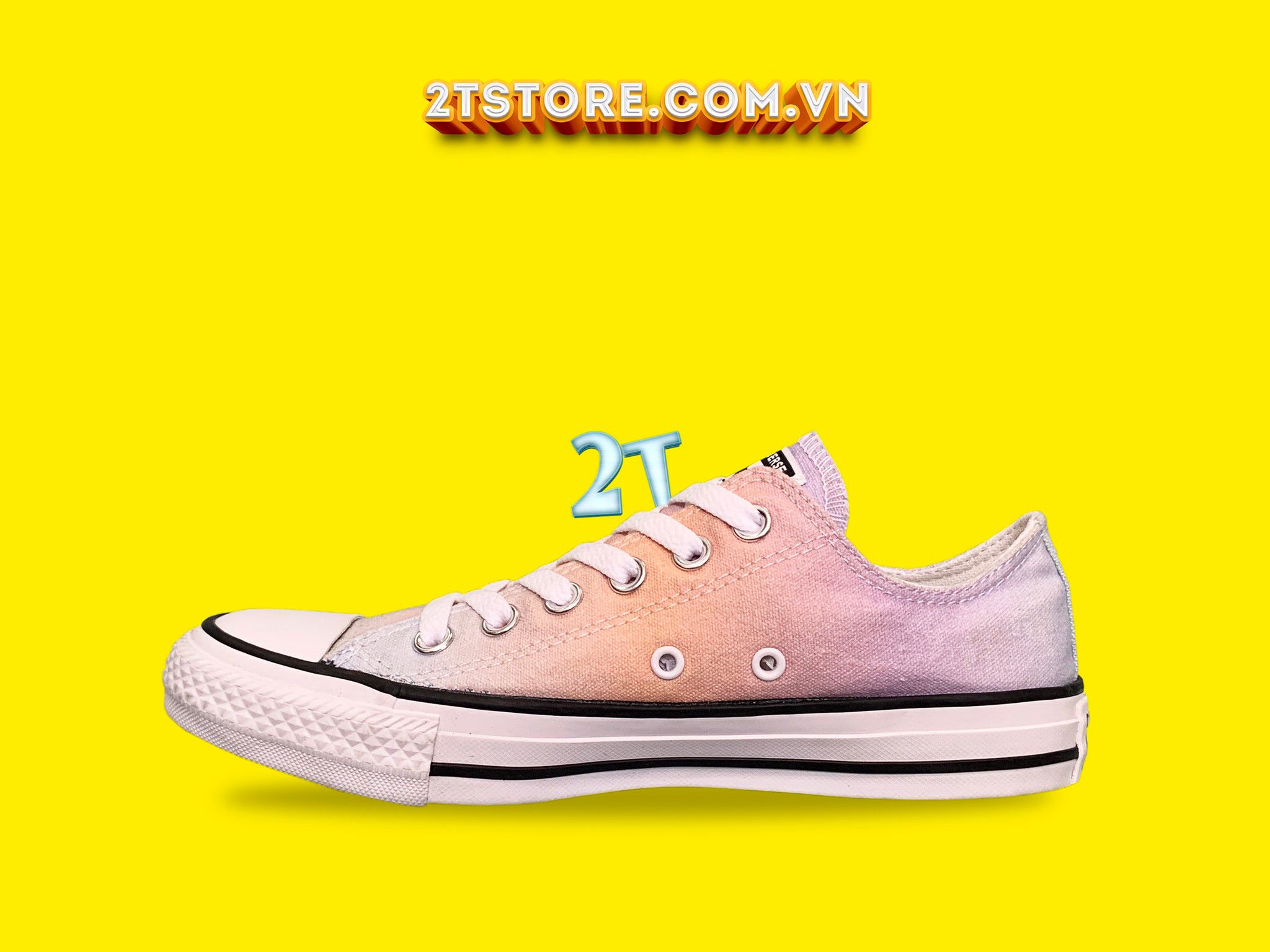 Giày Converse Chính Hãng Loang 3 Màu Cổ Thấp – 2TStore