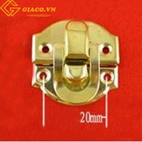 Khóa gộp A011 - 20*21mm màu vàng