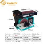 Máy mài nhám 2 trong 1 ALLWIN MM491 động cơ 750w