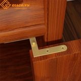 Bản lề xoay chất liệu đồng thau