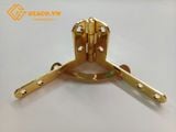 Bản lề chữ thất loại dày đẹp mầu vàng - mở 105 độ