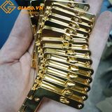 Bản lề chữ thất cỡ 44x41mm màu vàng dầy bóng