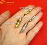 Bản lề đũa giả cổ mini 5*25mm màu vàng