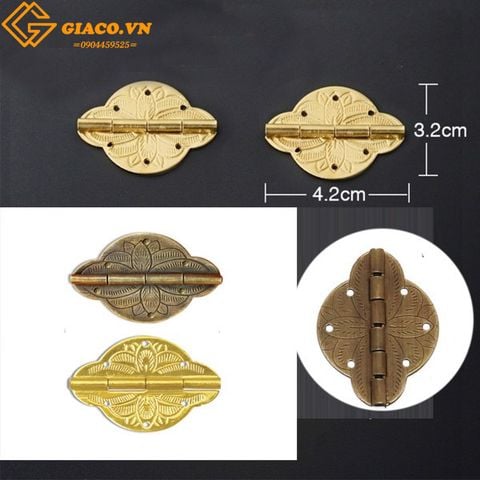Bản lề giả cổ CYF230 màu đồng