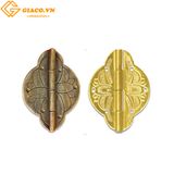 Bản lề giả cổ đồng thau màu vàng