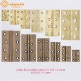 Bản lề lá chất liệu đồng thau kt: 27*50mm