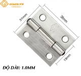Bản lề lá inox 201 cỡ 1.5inch