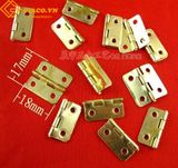 Bản lề trơn màu vàng KT 17mm*18mm