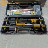 Bộ cữ đục lỗ khóa cửa kiểu tay gạt bản nâng cấp mầu vàng kim