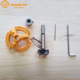 Bộ cữ khoan bản lề bật Wnew