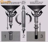 Bộ đầu mở vít toét đầu