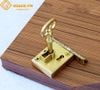 Bộ khóa hộp giả cổ màu vàng có chìa