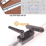 Bộ nút trượt lấy cữ Wnew dùng cho ray nhôm