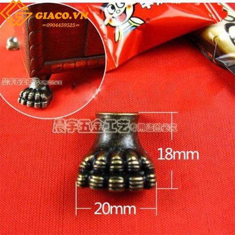 chân hộp giả cổ C010 chân voi cỡ 20x18