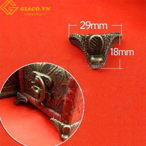 chân hộp giả cổ C014 29x18