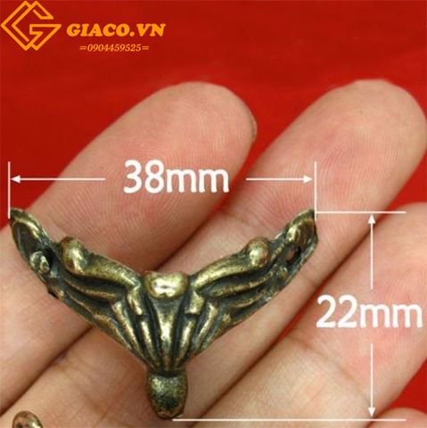 Chân hộp giả cổ C015 KT 38x22