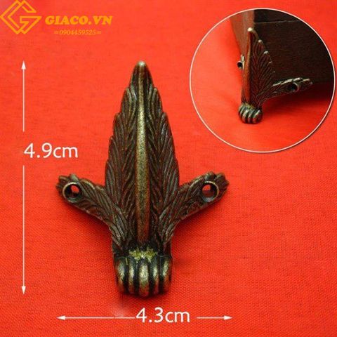 Chân hộp giả cổ cánh ưng 49x43mm