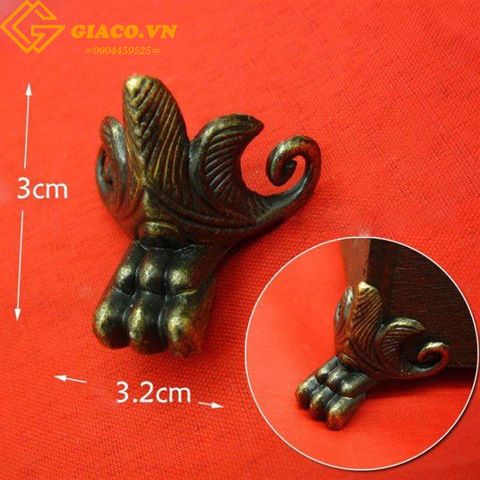 Chân hộp giả cổ Tường Vân 30x32