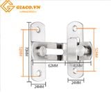 Then chốt cài cửa góc vuông 90 độ inox 201 cỡ lớn