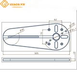 Cữ cắt tròn cho máy phay Wnew - Type B