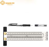 Thước kẻ, đo chính xác, độ dài 200mm Wnew