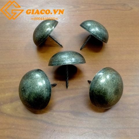 Đinh mũ màu đồng giả cổ 50*52mm