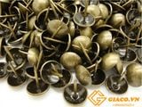 Đinh đồng mũ giả cổ 9*9mm - màu đồng