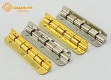 Bản lề chữ nhật bo góc tròn, mở 90 độ W046 - Mầu bạc