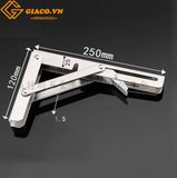 Giá gập Inox cỡ 25cm - loại chịu tải cao
