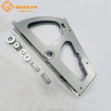Giá xoay tủ giày loại 1 ngăn chất liệu sắt sơn tĩnh điện- mầu ghi