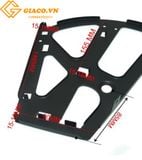 Giá xoay tủ giày loại 2 ngăn chất liệu sắt sơn tĩnh điện