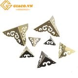 Bịt góc hộp giả cổ màu đồng L-258
