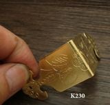 Góc hộp giả cổ đồng thau K230