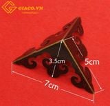 Góc hộp giả cổ M935 màu đồng