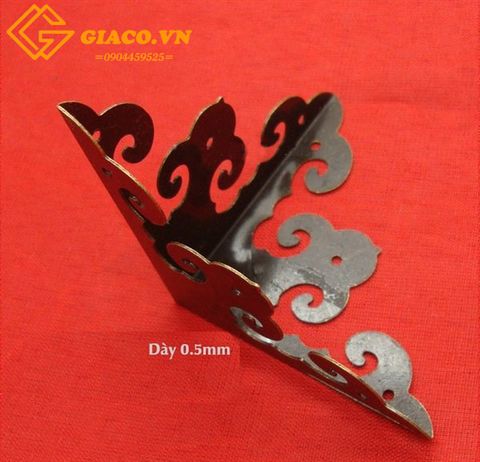 Góc hộp giả cổ M935 màu đồng