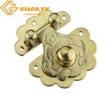 Khóa hộp in hoa mầu vàng S40