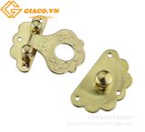 Khóa hộp in hoa mầu vàng S40