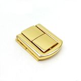 Khóa hộp giả cổ A001 màu vàng