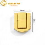 Khóa hộp giả cổ A001 màu vàng