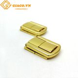 Khóa hộp giả cổ A001 màu vàng