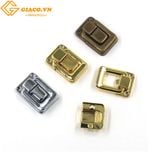 Khóa hộp giả cổ chữ nhật 36x25mm màu vàng