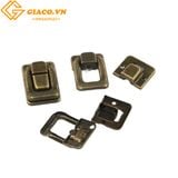 Khóa hộp giả cổ chữ nhật 36x25mm màu vàng