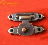 Khóa hộp giả cổ A018 đồng sẫm